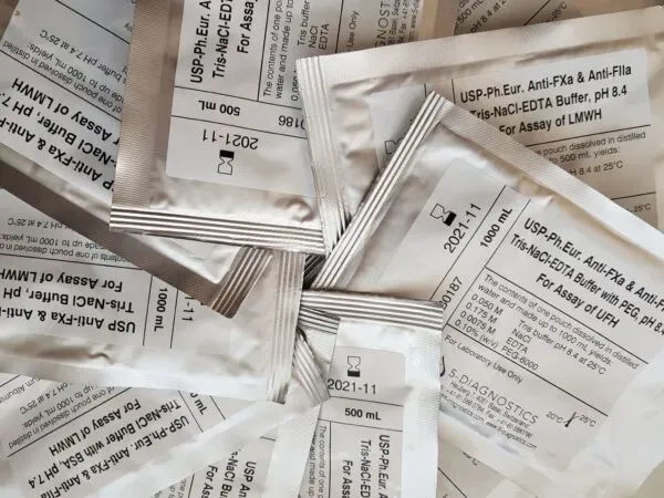 5-BUFFER USP Tris-NaCl-PEG-6000 Buffer salts pH 7.4 Ref. No. 5D-80432